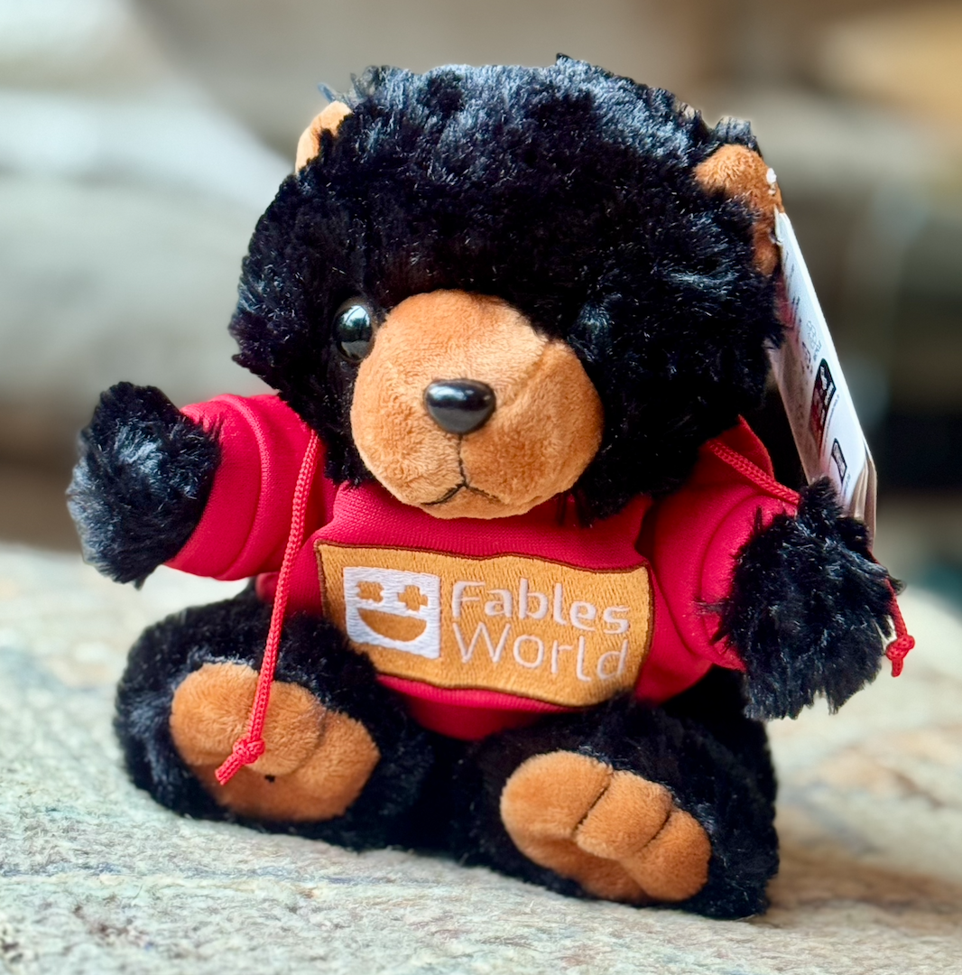 Black Bear Plushie and Cuddly Toy – Large, Soft & Comforting